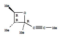 (2alpha,3beta,4alpha)-(9ci)-2,3,4-三甲基-2-(1-丙炔)-氧雜環(huán)丁烷結(jié)構(gòu)式_80992-51-4結(jié)構(gòu)式