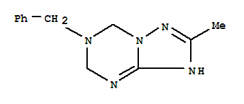 [1,2,4]Triazolo[1,5-a][1,3,5]triazine,1,5,6,7-tetrahydro-2-methyl-6-(phenylmethyl)-(9ci) Structure,810630-11-6Structure