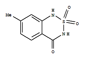 1H-2,1,3-benzothiadiazin-4(3h)-one,7-methyl-,2,2-dioxide(9ci) Structure,810661-23-5Structure