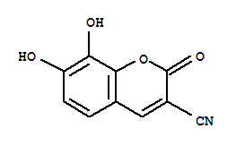 2H-1-benzopyran-3-carbonitrile,7,8-dihydroxy-2-oxo-(9ci) Structure,810676-34-7Structure