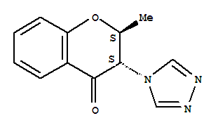 (2r,3r)-rel-(9ci)-2,3-二氫-2-甲基-3-(4h-1,2,4-噻唑-4-基)-4H-1-苯并吡喃-4-酮結構式_810692-82-1結構式