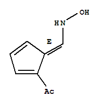 Ethanone, 1-[5-[(hydroxyamino)methylene]-1,3-cyclopentadien-1-yl]-, (e)-(9ci) Structure,81158-09-0Structure