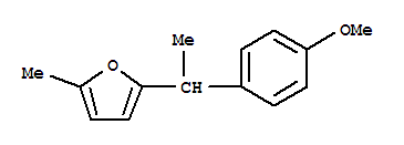 Furan, 2-[1-(4-methoxyphenyl)ethyl]-5-methyl-(9ci) Structure,811784-21-1Structure