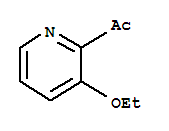 (9ci)-1-(3-乙氧基-2-吡啶)-乙酮結(jié)構(gòu)式_81376-88-7結(jié)構(gòu)式