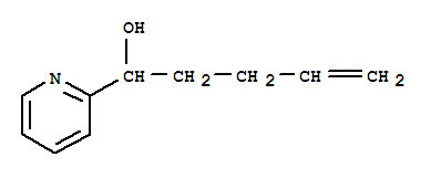 1-Pyridin-2-yl-pent-4-en-1-ol Structure,81417-99-4Structure