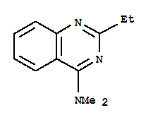 (9ci)-2-乙基-N,N-二甲基-4-喹唑啉胺結(jié)構(gòu)式_815590-77-3結(jié)構(gòu)式