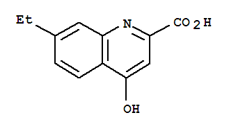 7-Ethyl-4-hydroxy-2-quinolinecarboxylic acid Structure,816448-98-3Structure