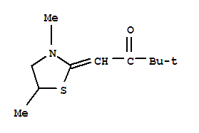 2-Butanone,1-(3,5-dimethyl-2-thiazolidinylidene)-3,3-dimethyl-(9ci) Structure,816455-93-3Structure