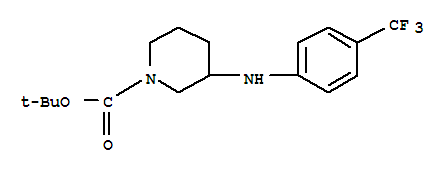 1-Boc-3-(4-trifluoromethyl-phenylamino)-piperidine Structure,816468-50-5Structure