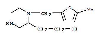 2-Piperazineethanol,1-[(5-methyl-2-furanyl)methyl]-(9ci) Structure,819802-25-0Structure