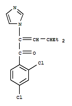 2-Hexen-1-one, 1-(2,4-dichlorophenyl)-4-ethyl-2-(1h-imidazol-1-yl)-Structure,82013-27-2Structure 2-Hexen-1-one, 1-(2,4-dichlorophenyl)-4-ethyl-2-(1h-imidazol-1-yl)- Structure,82013-27-2Structure