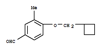 Benzaldehyde,4-(cyclobutylmethoxy)-3-methyl-(9ci) Structure,820237-05-6Structure