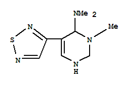 4-Pyrimidinamine,1,2,3,4-tetrahydro-n,n,3-trimethyl-5-(1,2,5-thiadiazol-3-yl)-(9ci) Structure,820973-06-6Structure