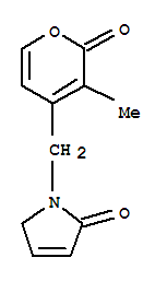 (9ci)-1,5-二氫-1-[(3-甲基-2-氧代-2H-吡喃-4-基)甲基]-2H-吡咯-2-酮結(jié)構(gòu)式_820986-35-4結(jié)構(gòu)式