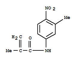 2-Propenamide,2-methyl-n-(3-methyl-4-nitrophenyl)-(9ci) Structure,821764-65-2Structure