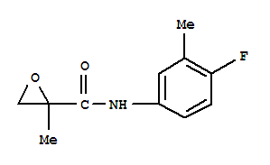 (9ci)-n-(4-氟-3-甲基苯基)-2-甲基-環(huán)氧乙烷羧酰胺結(jié)構(gòu)式_821765-35-9結(jié)構(gòu)式