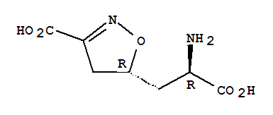 (R)-5-((r)-2-amino-2-carboxyethyl)-4,5-dihydroisoxazole-3-carboxylic acid Structure,824394-11-8Structure