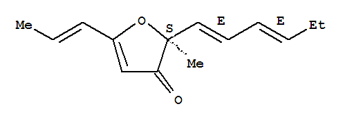 (2s)-(9ci)-2-(1e,3e)-1,3-己二烯基-2-甲基-5-(1-丙烯基)-3(2H)-呋喃酮結(jié)構(gòu)式_824412-82-0結(jié)構(gòu)式