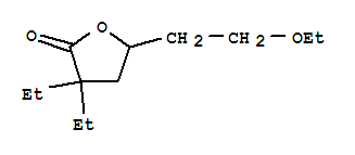 2(3H)-furanone,5-(2-ethoxyethyl)-3,3-diethyldihydro-(9ci)Structure,827017-67-4Structure 2(3H)-furanone,5-(2-ethoxyethyl)-3,3-diethyldihydro-(9ci) Structure,827017-67-4Structure