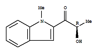 1-Propanone,2-hydroxy-1-(1-methyl-1h-indol-2-yl)-,(2r)-(9ci) Structure,827322-61-2Structure