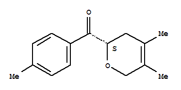 Methanone, [(2s)-3,6-dihydro-4,5-dimethyl-2h-pyran-2-yl](4-methylphenyl)-(9ci) Structure,827337-21-3Structure