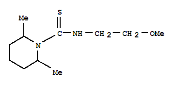 1-Piperidinecarbothioamide,n-(2-methoxyethyl)-2,6-dimethyl-(9ci) Structure,827591-72-0Structure