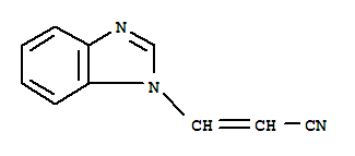 2-Propenenitrile,3-(1h-benzimidazol-1-yl)-(9ci) Structure,82819-77-0Structure