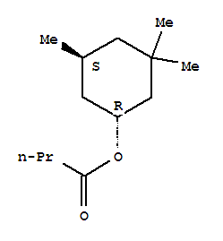 Butanoic acid,(1r,5s)-3,3,5-trimethylcyclohexyl ester,rel-(9ci) Structure,828912-42-1Structure