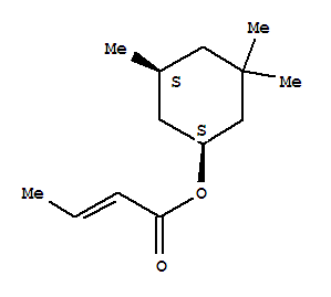 (1R,5r)-3,3,5-trimethylcyclohexyl (2e)-2-butenoate Structure,828912-43-2Structure