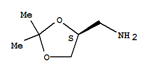 (S)-(+)-(2,2-二甲基-[1,3]-二氧雜烷-4-基)-甲胺結構式_82954-65-2結構式