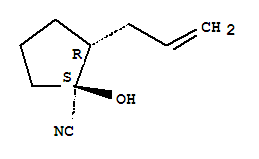 Cyclopentanecarbonitrile,1-hydroxy-2-(2-propenyl)-,(1r,2s)-rel-(9ci) Structure,834885-49-3Structure