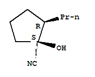 Cyclopentanecarbonitrile,1-hydroxy-2-propyl-,(1s,2r)-(9ci) Structure,834885-73-3Structure