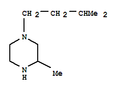 Piperazine, 3-methyl-1-(3-methylbutyl)-(9ci) Structure,83547-32-4Structure