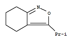 2,1-Benzisoxazole,4,5,6,7-tetrahydro-3-(1-methylethyl)-(9ci)Structure,83666-01-7Structure 2,1-Benzisoxazole,4,5,6,7-tetrahydro-3-(1-methylethyl)-(9ci) Structure,83666-01-7Structure