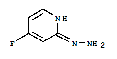 4-氟-2-肼基吡啶結(jié)構式_837364-92-8結(jié)構式