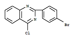 2-(4-Bromo-phenyl)-4-chloro-quinazoline Structure,83800-98-0Structure