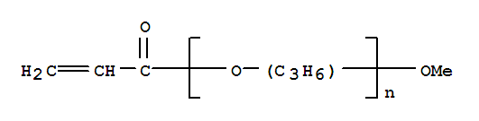 Poly(propylene glycol) methyl ether acrylate Structure,83844-54-6Structure