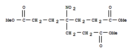 Dimethyl 4-(3-methoxy-3-oxopropyl)-4-nitroheptanedioate Structure,83935-54-0Structure