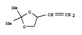 4-乙烯-2,2-二甲基-1,3-二氧戊環(huán)結(jié)構(gòu)式_83968-02-9結(jié)構(gòu)式