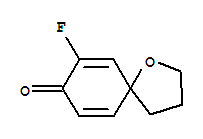 7-氟-1-噁螺[4.5]-6,9-癸二烯-8-酮結(jié)構(gòu)式_839694-38-1結(jié)構(gòu)式