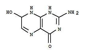 4(1H)-pteridinone,2-amino-7,8-dihydro-7-hydroxy-(9ci) Structure,83972-85-4Structure