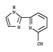 2-Pyridinecarbonitrile,6-(1h-imidazol-2-yl)- Structure,840488-50-8Structure