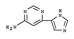 4-Pyrimidinamine,6-(1h-imidazol-4-yl)-(9ci) Structure,840529-38-6Structure