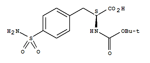 4-(Aminosulfonyl)-n-boc-l-phenylalanine Structure,84053-14-5Structure