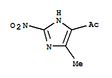 Ethanone, 1-(5-methyl-2-nitro-1h-imidazol-4-yl)-(9ci) Structure,84123-04-6Structure