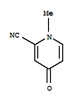 2-Pyridinecarbonitrile,1,4-dihydro-1-methyl-4-oxo-(9ci) Structure,84225-75-2Structure