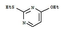 Pyrimidine, 4-ethoxy-2-(ethylthio)- (6ci,9ci) Structure,84289-47-4Structure