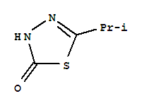 1,3,4-Thiadiazol-2(3h)-one, 5-(1-methylethyl)- Structure,84352-67-0Structure