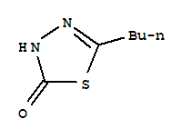 5-丁基-1,3,4-噻二唑-2(3h)-酮結(jié)構(gòu)式_84352-68-1結(jié)構(gòu)式