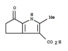 Cyclopenta[b]pyrrole-3-carboxylic acid,1,4,5,6-tetrahydro-2-methyl-6-oxo-(9ci) Structure,844644-07-1Structure